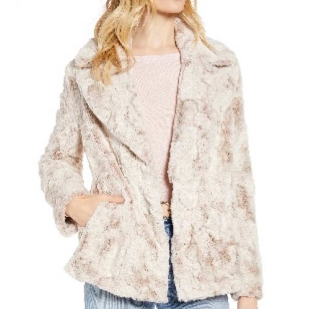 Like NEW! Halogen Cream Teddy Jacket